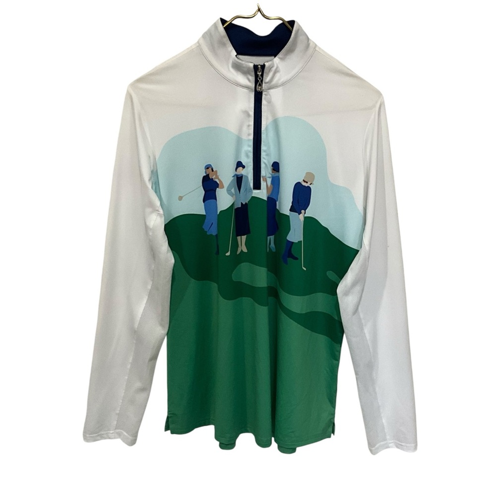 Sansoleil  Golf Women Graphic Top long Sleeves large